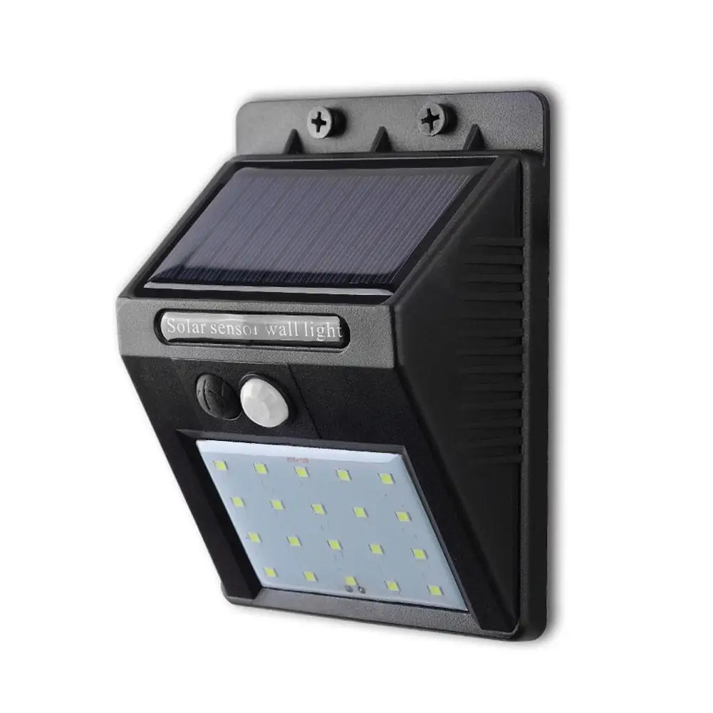 Уличная лампа с солнечной батареей датчик движения PIR на батарее