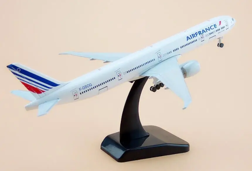 Модель самолета B777 металлическая 16 см модель Боинг 777 Air France дыхательные пути