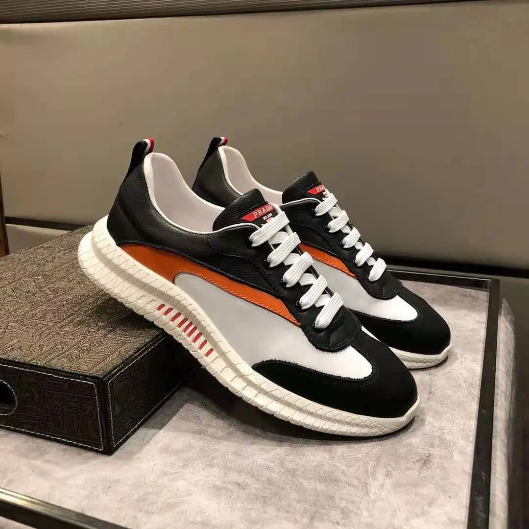 

2021 Fashion Men's Genuine Leather Shoes Casual All-Match Leisure Sneakers For Male Breathable Outdoor Footwear Trainer Shoes
