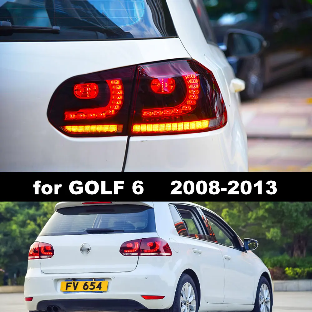 Светодиодный задний фонарь для Golf 6 2008 2009 2010 2011 2012 2013 светодиодный поворотный