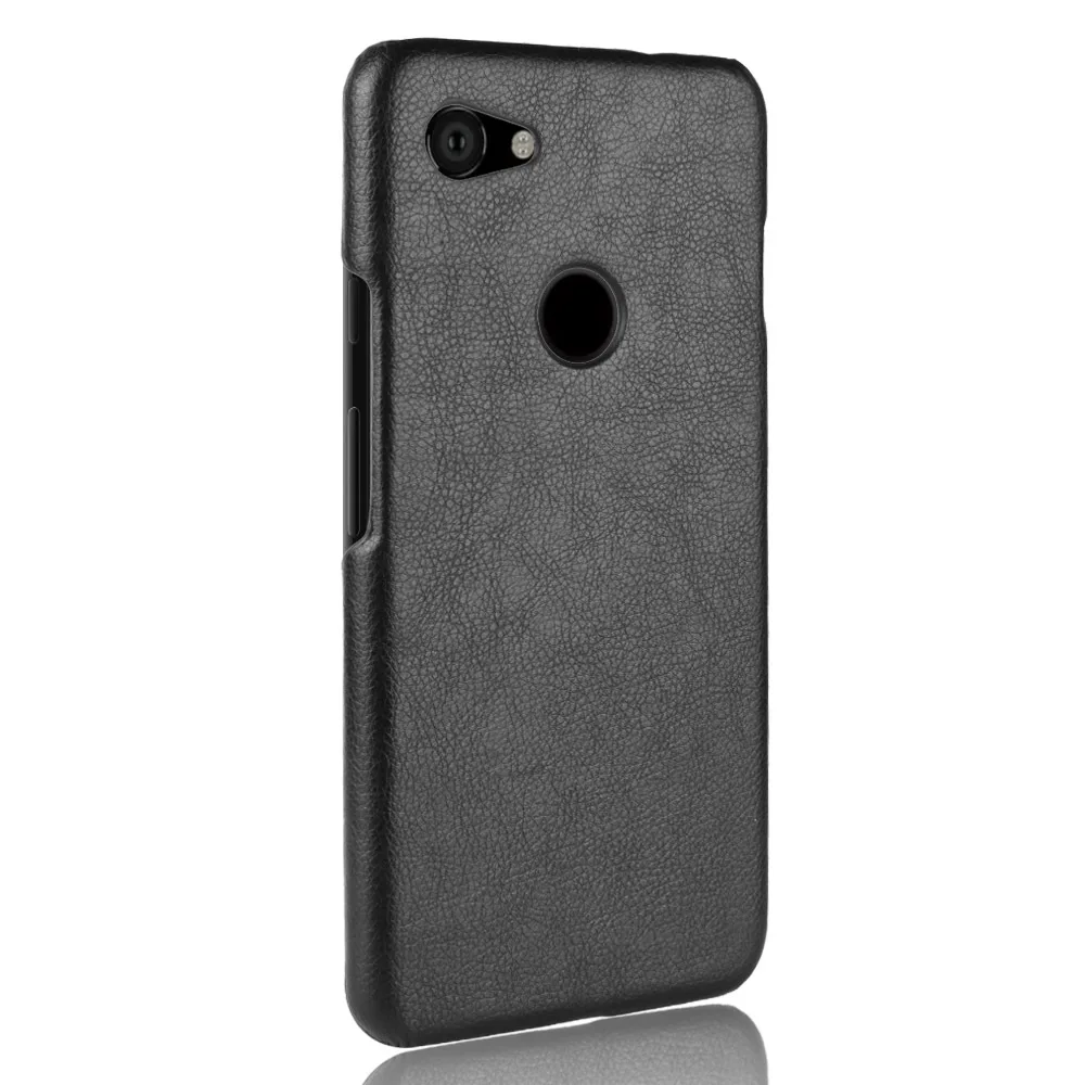 

Google pixel 3a phone case retro lychee print Google Pixel 3A XL paste oil edge shell cover