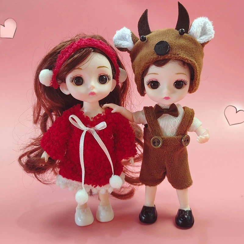 

Новинка, 16 см, кукла Bjd, 8 точек, милая кукла принцессы, 13 суставов, подвижная, 1/12, модная, сделай сам, 3D глаза, девочка, платье, игрушка, подарок н...