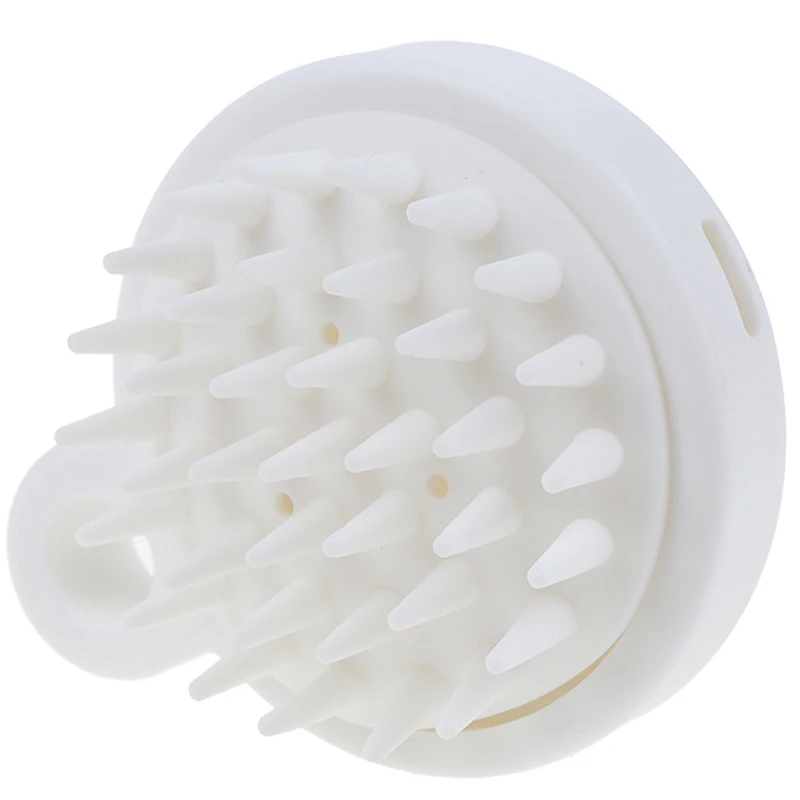

1 Pc White Soft Silicone Head Body Shampoo Scalp Massage Brush Comb Hair Washing Comb Children Adults Shower Bath Tool