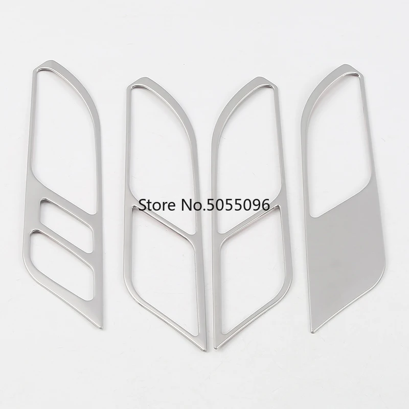 

Car Stainless steel Styling Interior Inner Side Door Handle Bowl Trim For BMW X3 G01 2018 2019 X4 G02 Auto Interior Accessories