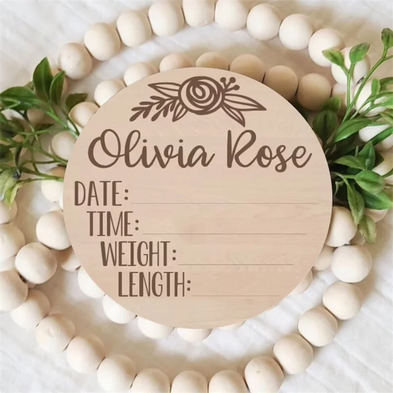 

Baby Birth Stat Sign, Personalized Birth Stats, Name Announcement, Newborn Photography Prop, Baby Keepsake, Baby Shower Gift