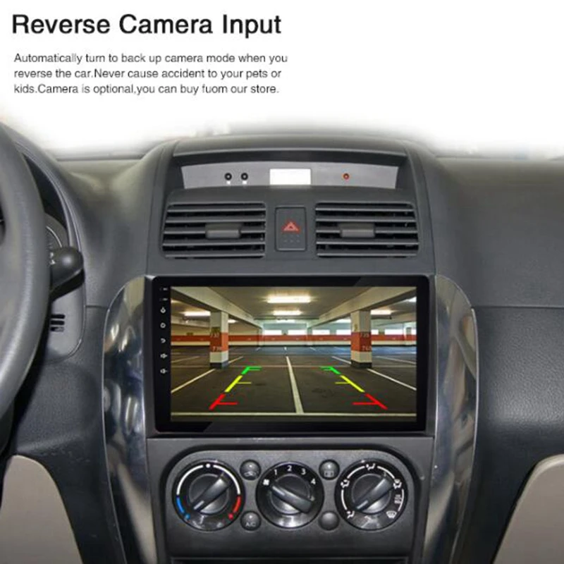 Автомобильный радиоприемник для 2006-2012 Suzuki SX4 Android 8 1 9 дюймов 2Din HD Touchsn GPS