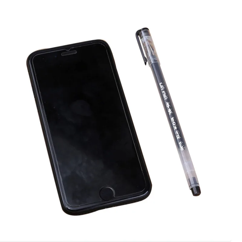 

Learning stationery trichromatic neutral pen office supplies diamond head black and blue pen