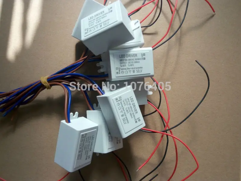 5 шт. DIY Мини светодиодный Питание AC/DC адаптеры 6 Вт 500mA драйвер 100-240 В до 12 В/гнездо |