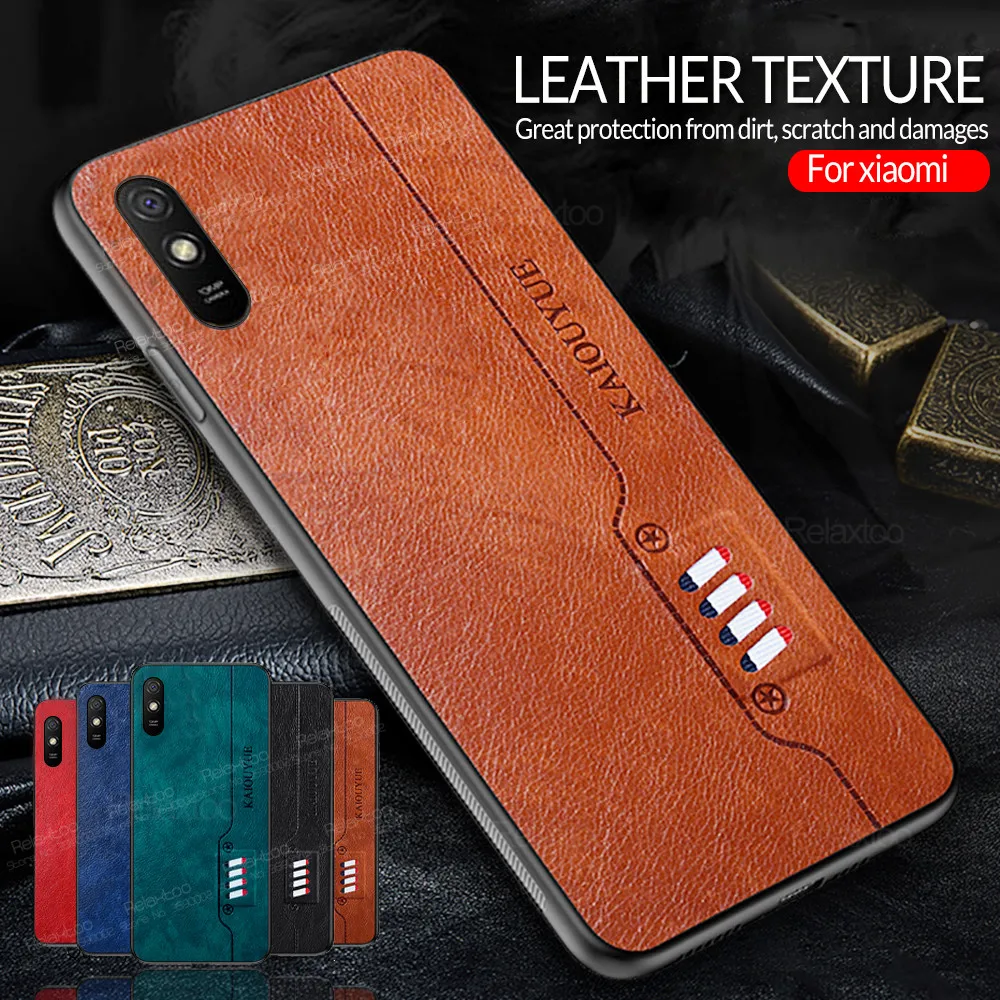 Кожаный чехол с текстурой для xiaomi redmi 9a 9c redmi9 9 c note pro not s note9 xiomi redmy Примечание 7 8