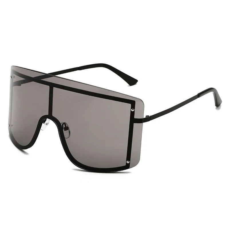 GIFANSEE негабаритные солнцезащитные очки без оправы Женская защитная маска