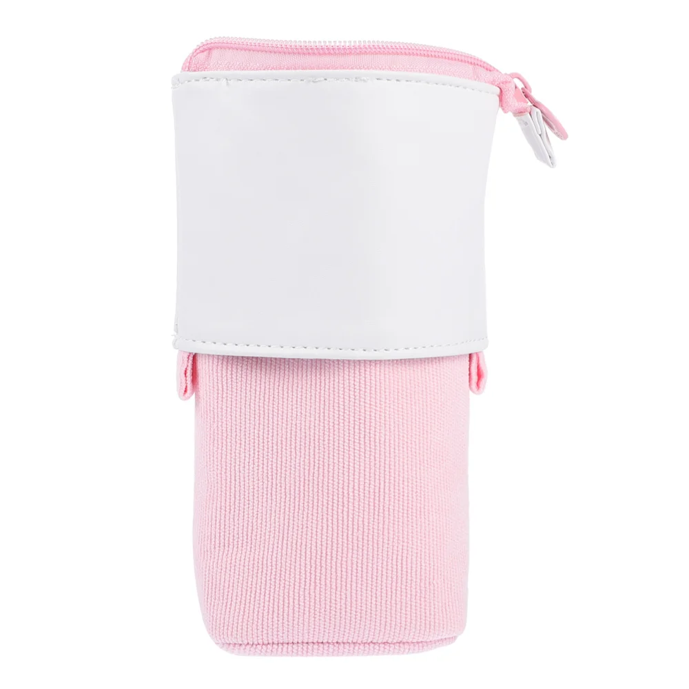 

1pc Lovely Student Simple Telescopic Pencil Holder Pencil Bag Stationery Bag
