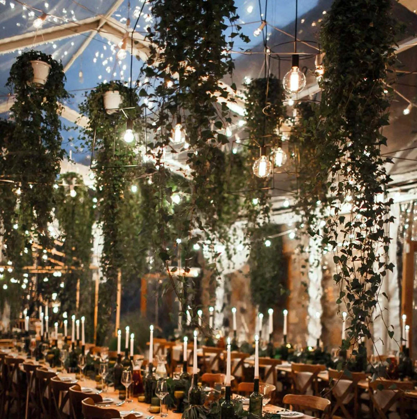 Искусственные листья плюща зеленая гирлянда из искусственных растений листва