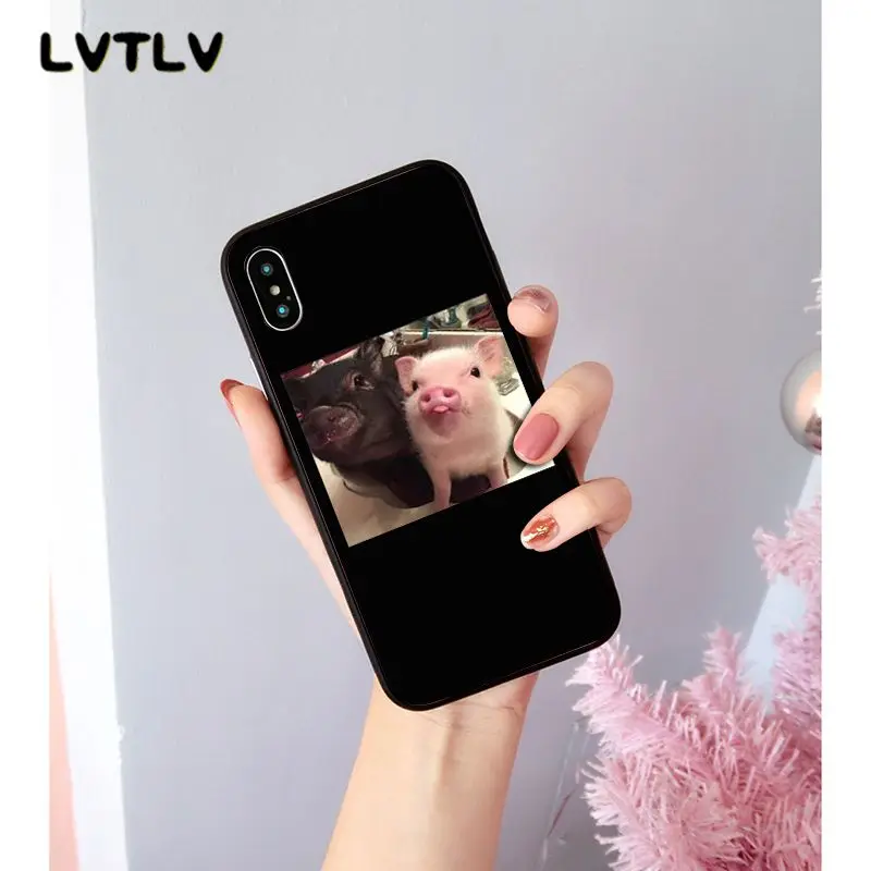 Милый маленький розовый чехол для телефона в виде свиньи Для iPhone XR 11 Pro MaxXS MAX 8 7 6 6S