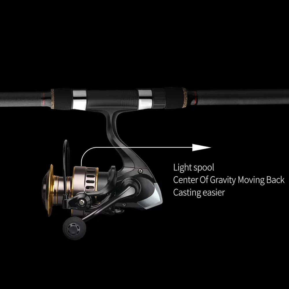 

High Quality Fishing Reel Max 10kg Reel Fishing High Speed All Metal Spool Spinning Reel Saltwater 5.2:1