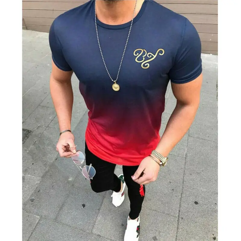 Мужская футболка Summe приталенная Повседневная топы одежда для бодибилдинга |