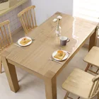 скатерть на стол гибкое стекло на стол скатерть силиконовая Прозрачная скатерть ПВХ мягкая пластиковая стеклянная скатерть с потертыми краями прозрачная Водонепроницаемая маслостойкая Скатерть 1 мм скатерть прозрачная