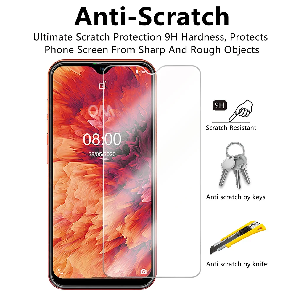 3 шт. закаленное стекло для Ulefone Note 8P 7P Защита экрана Защитная стеклянная пленка |