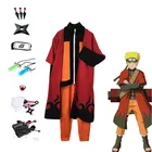 Костюм для косплея Акацуки, Узумаки, униформа и повязка на голову, для взрослых, на Хэллоуин