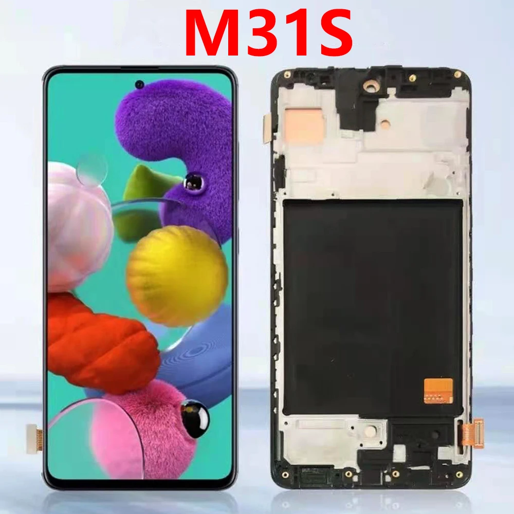 

Super AMOLED M31S LCD For SAMSUNG Galaxy M31s M317 M317F SM-M317F/DS LCDs Display Touch Screen Digitizer Assembly Replacement