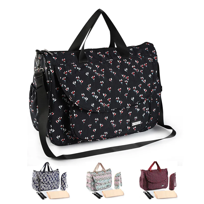 

New Print Baby Bag for Stroller Waterproof Diaper Bag for Mom Large Capacity Mommy Nursing Bags Baby Care Maternity Bag