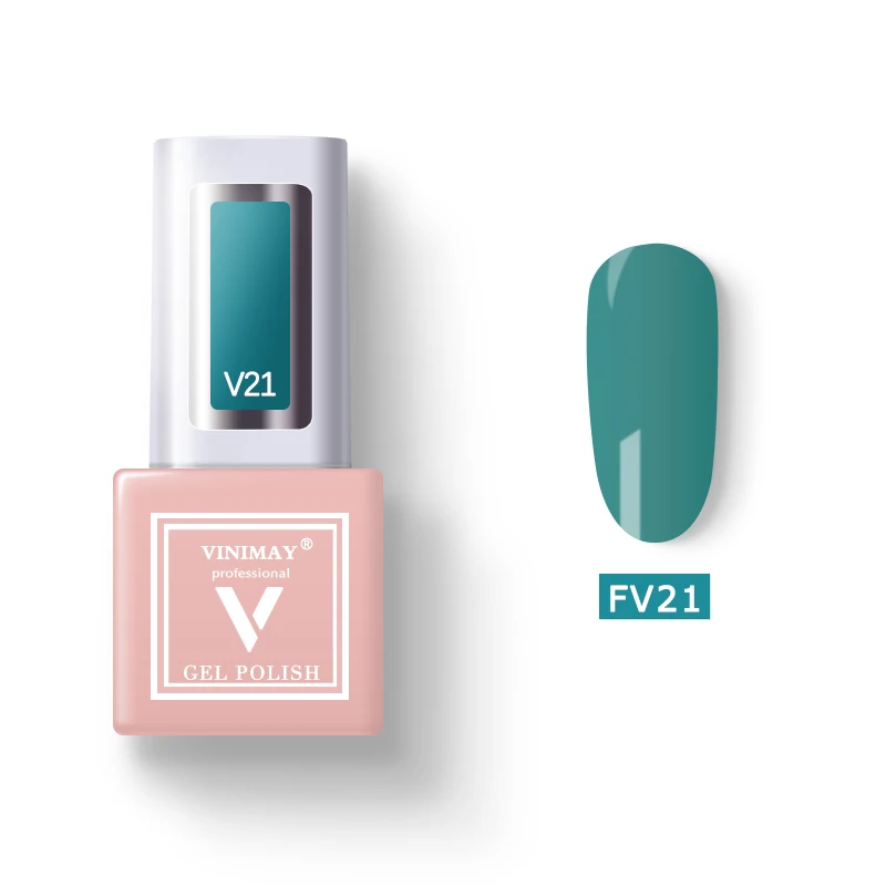 FV21 VINIMAY 60 Цветной Гель-лак для ногтей vernis полуперманентный УФ-гель лак-праймер впитывающий Гель-лак для ногтей Полировочный Гель для маникюра - Цвет: FV21