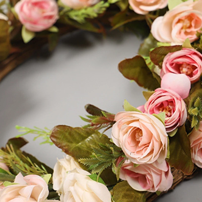 40 см венок на Хэллоуин День благодарения Женский искусственный осенний горячая