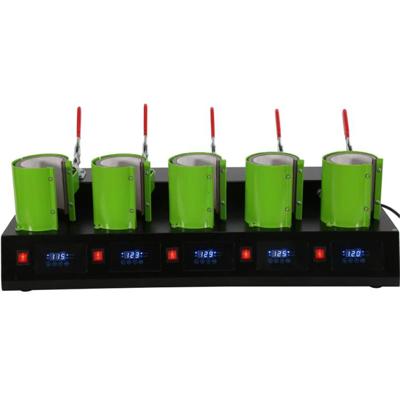 

Vertical Mug Heat Press 5 IN 1 15oz Model Skinny Mug Plus Tumbler Mug Heat Press Machine Sublimation Printer 2D AP2111