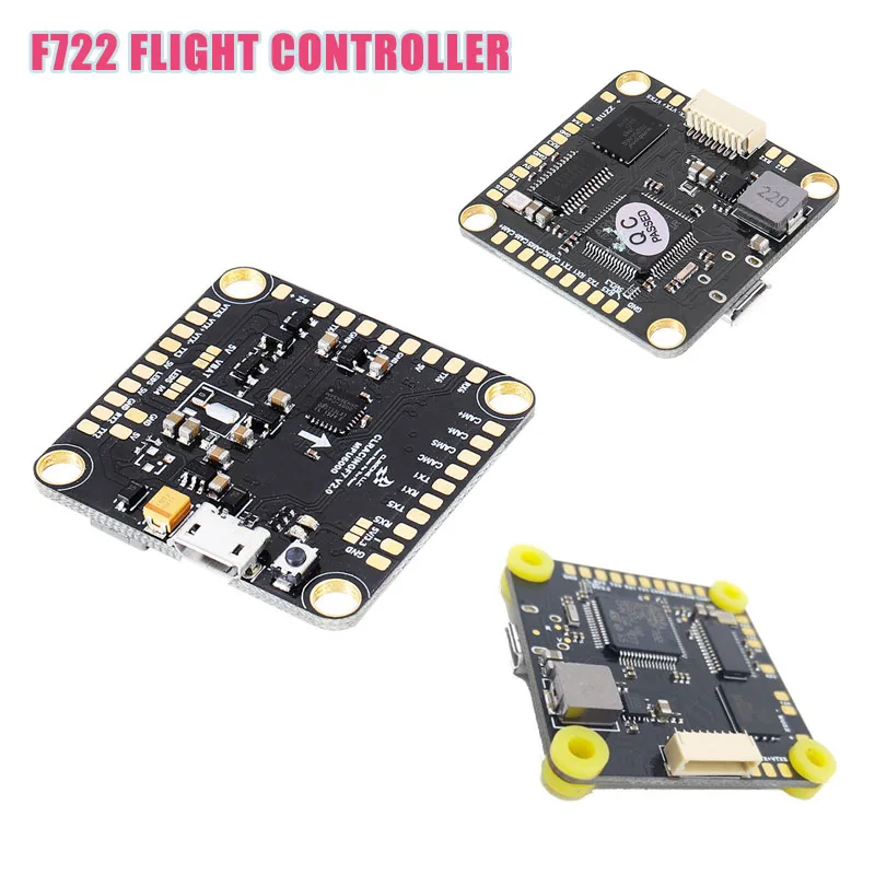 CLRACING F7 MPU6000 V2 F722 Контроллер полета 2-8S 5 V/3A BEC 32MB черный ящик DIY аксессуары запасные части