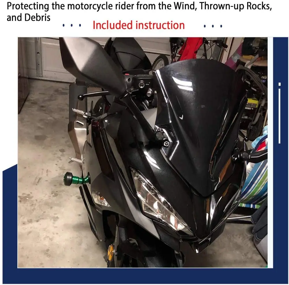 Аксессуары для мотоциклов NINJA 400 ветровое стекло ветровой экран дефлектор Kawasaki