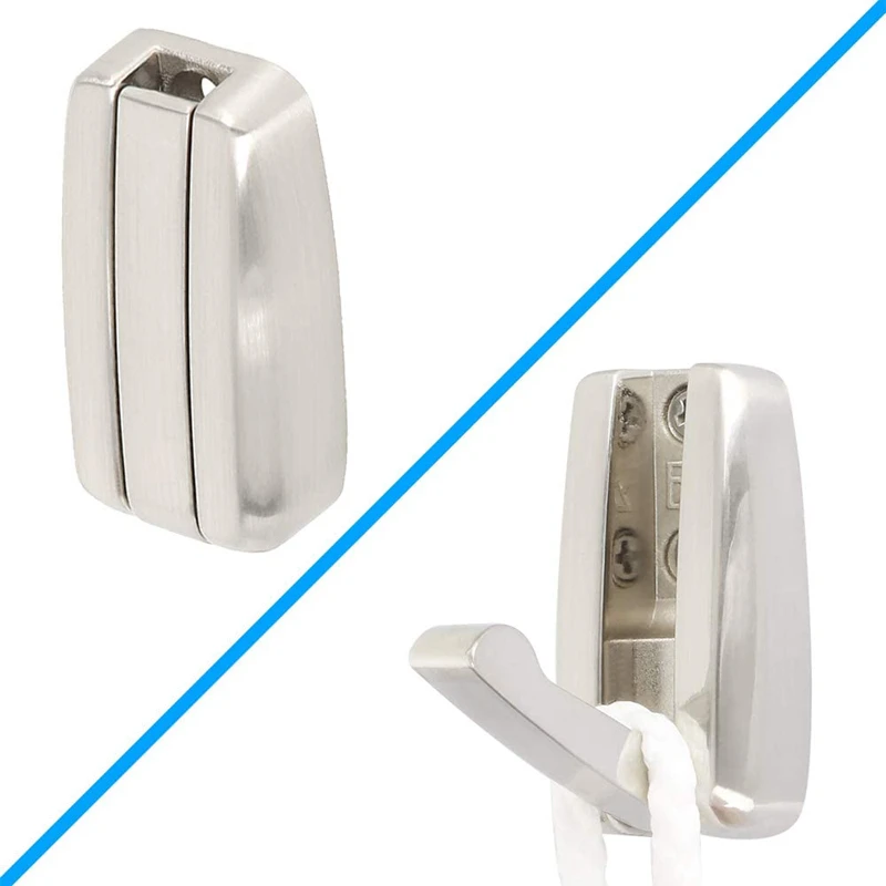 

RV Seat Hook Holder Automobiles Accessories Zinc Alloy Bathroom Towel Hook Brushed Hidden Small Hooks Sliver Caravan Styling