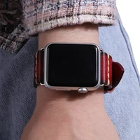 vintage genuine leather apple watch band 44mm 42mm handmade apple watch p%d0%b5%d0%bc%d0%b5%d1%88%d0%ba%d0%b8 bracelet for apple watch series 5 6 men women