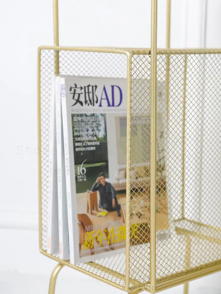 Скандинавская подставка для журналов с приемником маленькая гостиной угловая