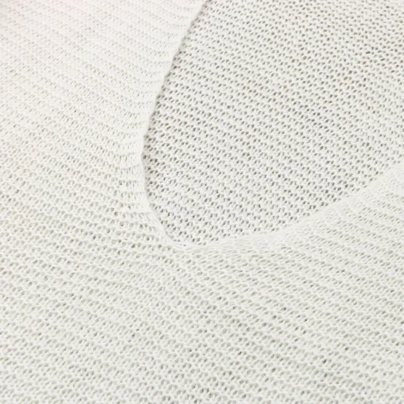 

Womens Long Sleeve Knit Strapless Sweater Knitting Ultra Loose Short Pullover