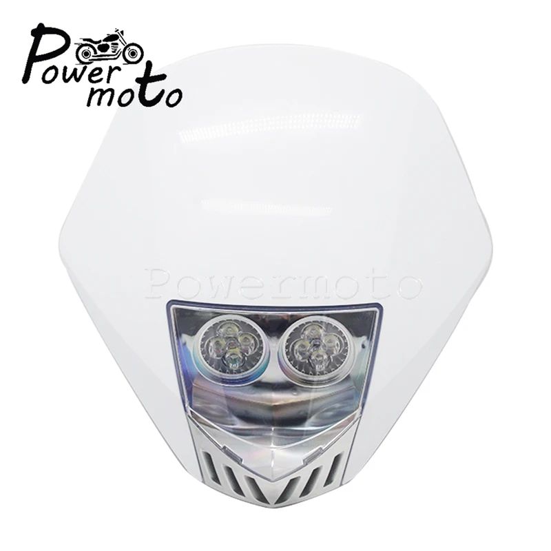 Светодиодная маска для мотокросса внедорожников EXC XCW XCF 125 250 450 Yamaha TE FE TC WR Dual Sport| |