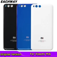 for xiaomi mi6 battery cover back housing case for xiaomi mi 6 rear door glass panel for xiaomi mi6 battery cover replacement