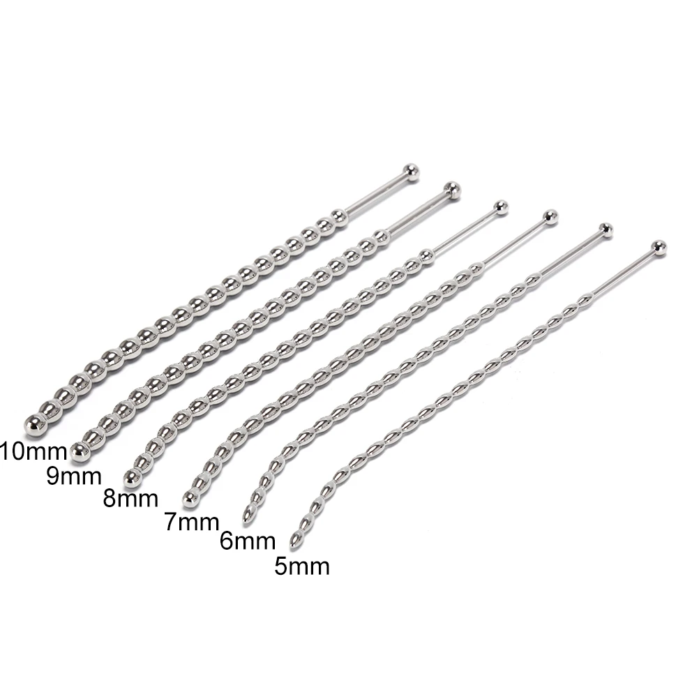 Твердые 304 Нержавеющая сталь уретры Звук расширители Секс игрушки для Для мужчин