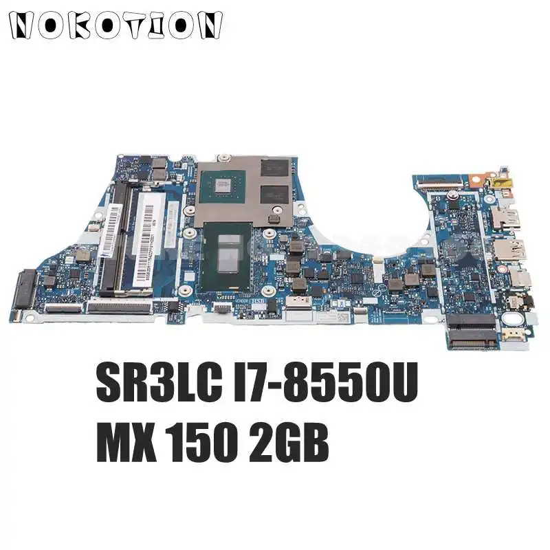 

NOKOTION For Lenovo Yoga 530S Laptop Motherboard MX150 2GB SR3LC I7-8550U CPU 5B20R11764 ES430 NMB602