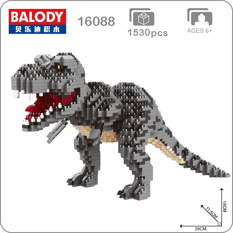 Balody 16088 тираннозавр рекс монстр животное 3D модель Алмазный Мини-конструктор