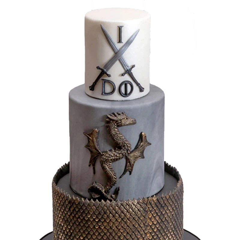 Meibum змея Дракон аниме модель помадка форма для торта День рождения шоколадные