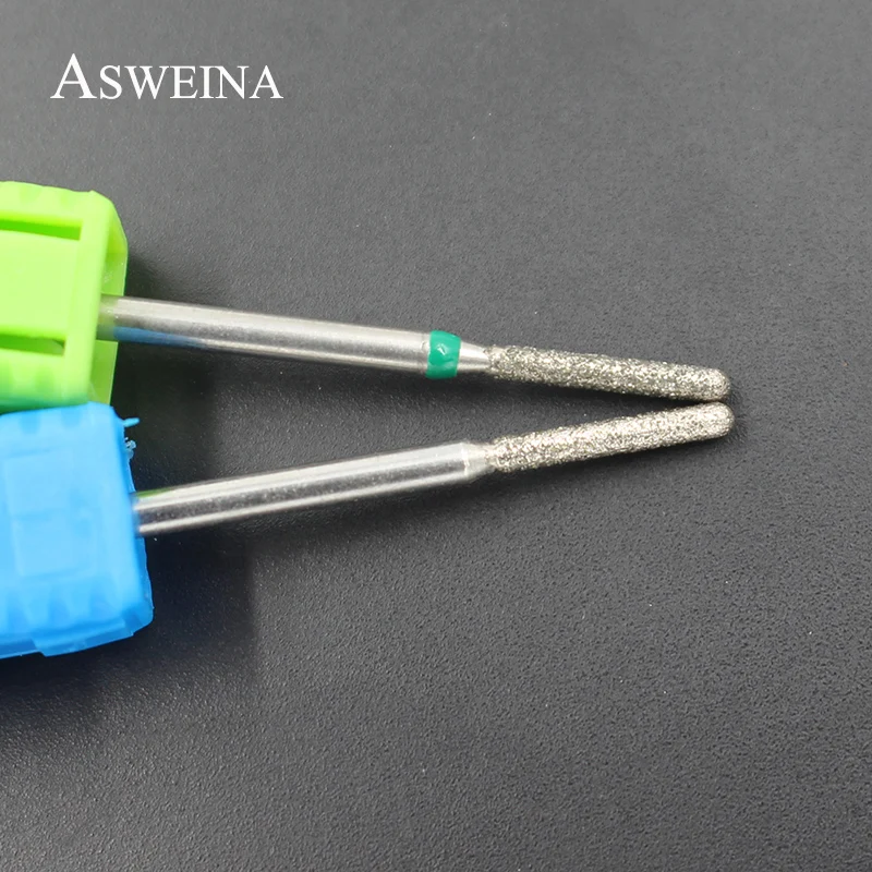 ASWEINA 1 шт. 12 мм Длина головки Алмазные Боры сверла для ногтей электрическая фреза