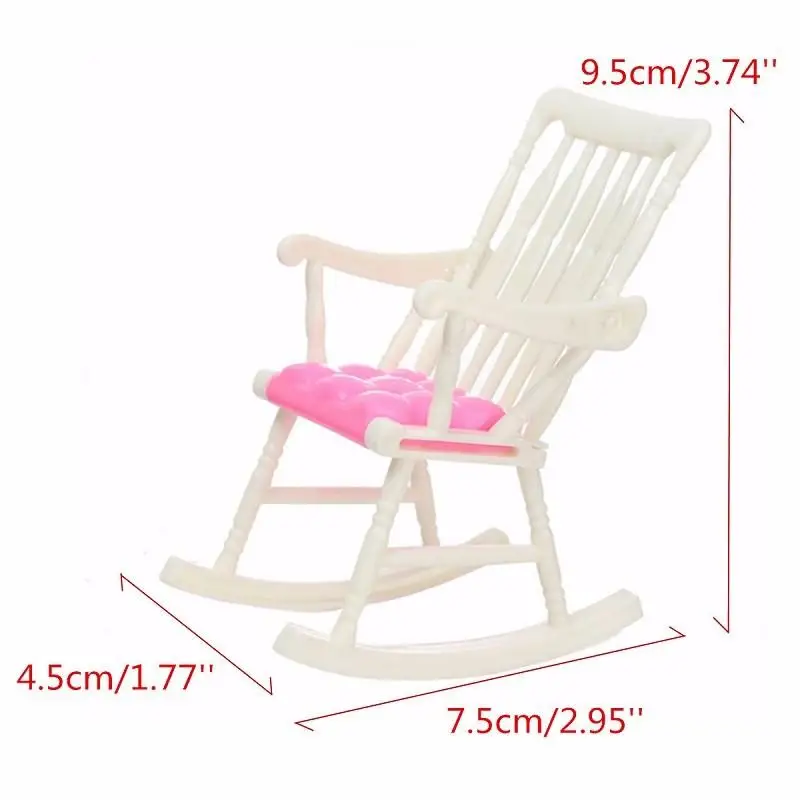 

Dollhouse Nursery Furniture Rocking Chair Accessories