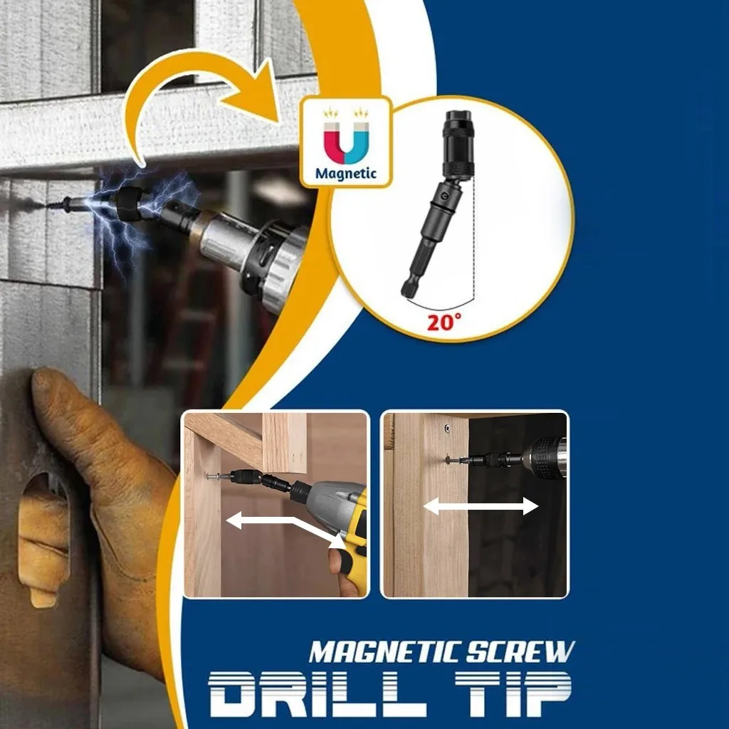 88mm 1pc Security Tamper Proof Magnetic Screwdriver Drill Bit Quick Change Locking Holder With Spring Release1/4" Hand Tools |