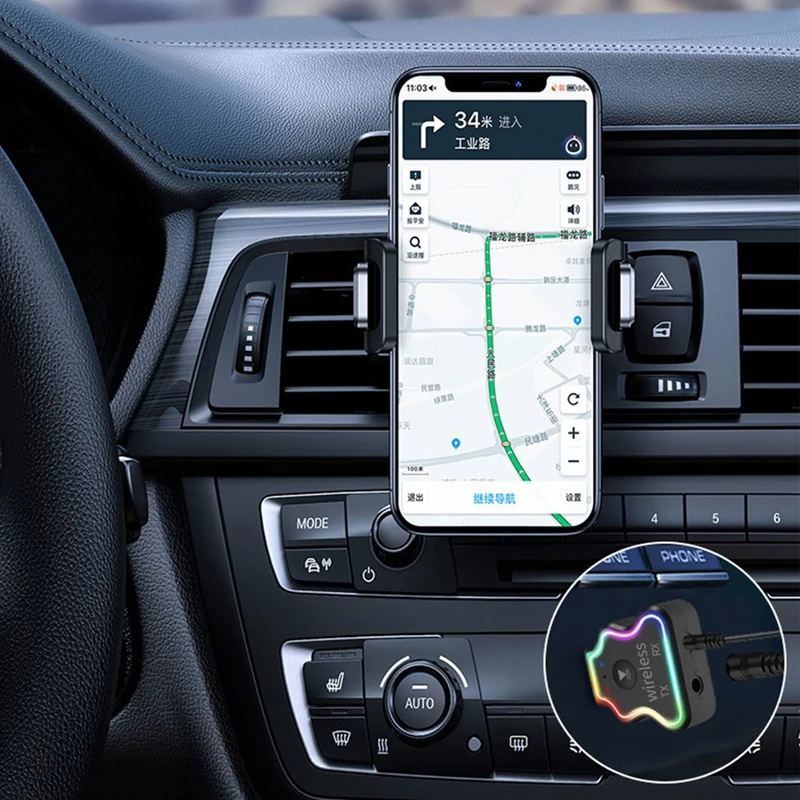 Автомобильный Bluetooth-адаптер Aux USB-передатчик и приемник для ТВ ПК ноутбука