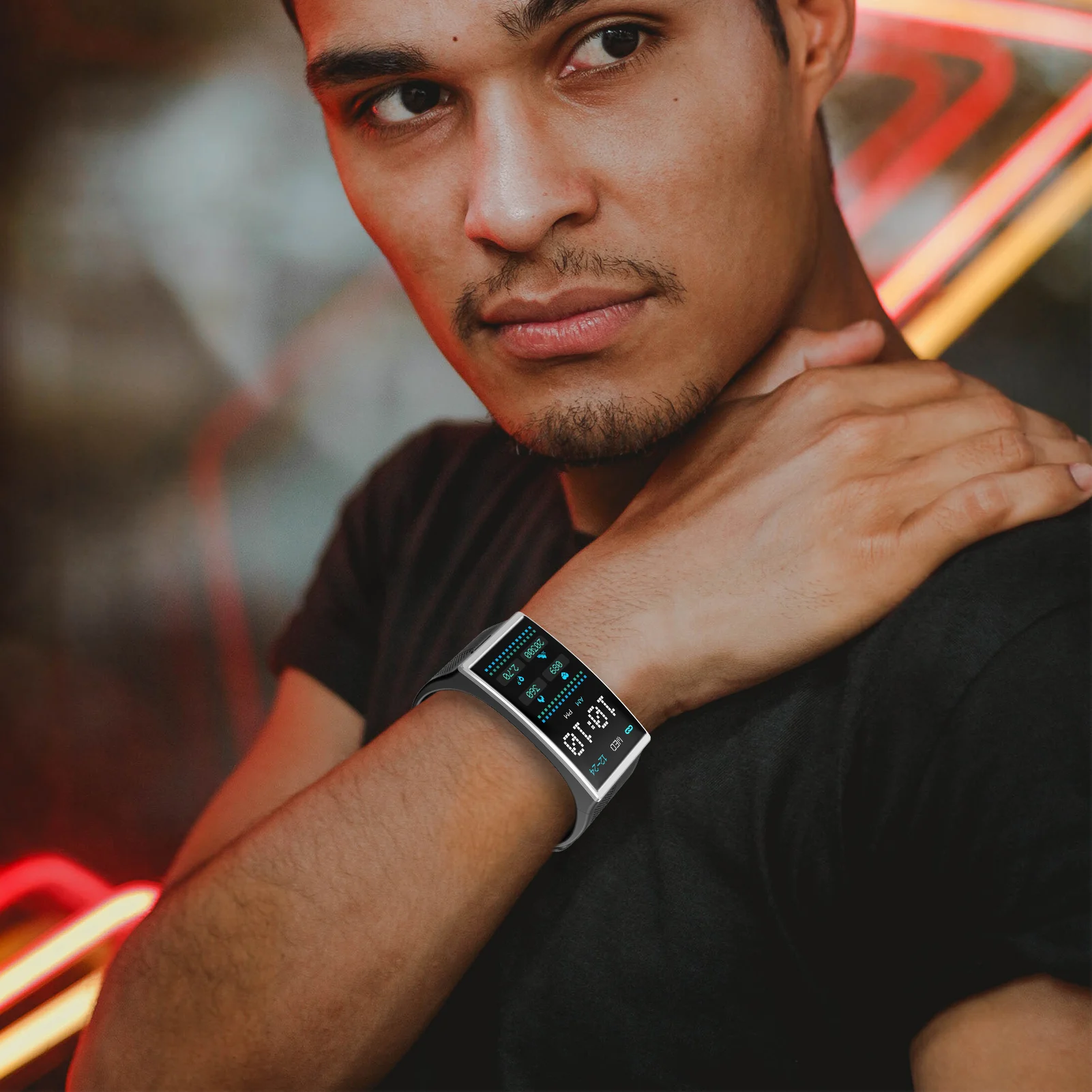 

2021 TICWRIS GTX Men Smart Watch 300mAh Bluetooth IP68 Waterproof Blood Pressure Sport Watch Fitness Bracelet For Android IOS