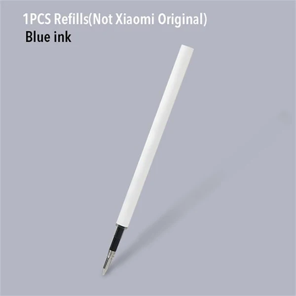 1 Refill Blue ink Xiao mi ручка mi jia ручка с 0,5 мм швейцарская заправка 143 мм роликовый шариковый ролик mi Xiao mi шариковая вывеска - Цвет: 1 Refill Blue ink