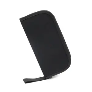 Многофункциональная Холщовая Сумка для ремонта часов, Портативная сумка для инструментов, чехол, открывашка, черный чехол на молнии для хранения инструментов