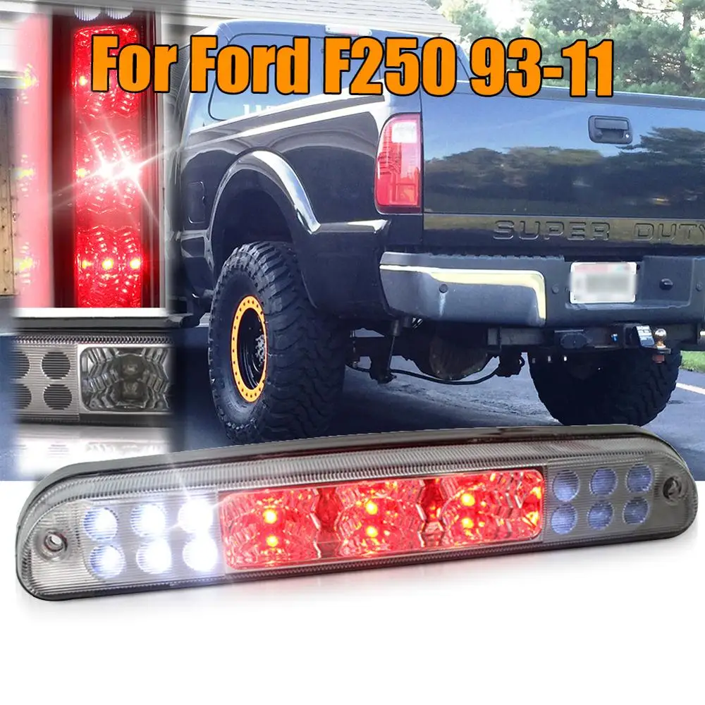 

Black Clear LED Third Stop Brake Light Cargo Fit for Ford F250/93-11 Ranger/B2500 99-16 Stop Light Brake Light Led Tail Lights