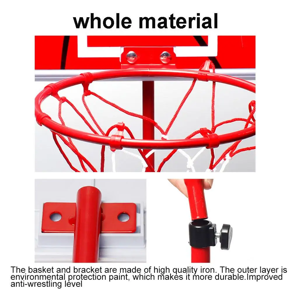 Баскетбольный обруч с регулируемой высотой детская спортивная тренировочная