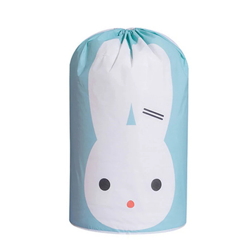 

Large Capacity Storage Bag for Quilt Moisture-proof Organizer Pouch with Dustproof Drawstring Lightweight Clothing Stora QJS