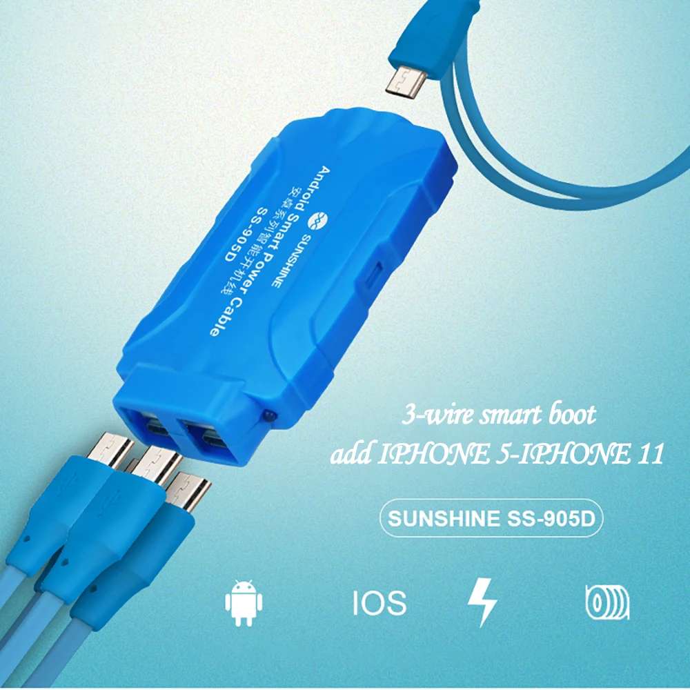 SUNSHINE SS 905D Android умная линия загрузки IPHONE обнаружения питания Автоматическое